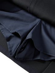 Women's Navy A-Line Mini Skirt