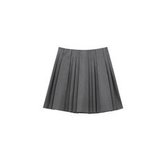 Women's High-Waist Pleated Mini Skirt