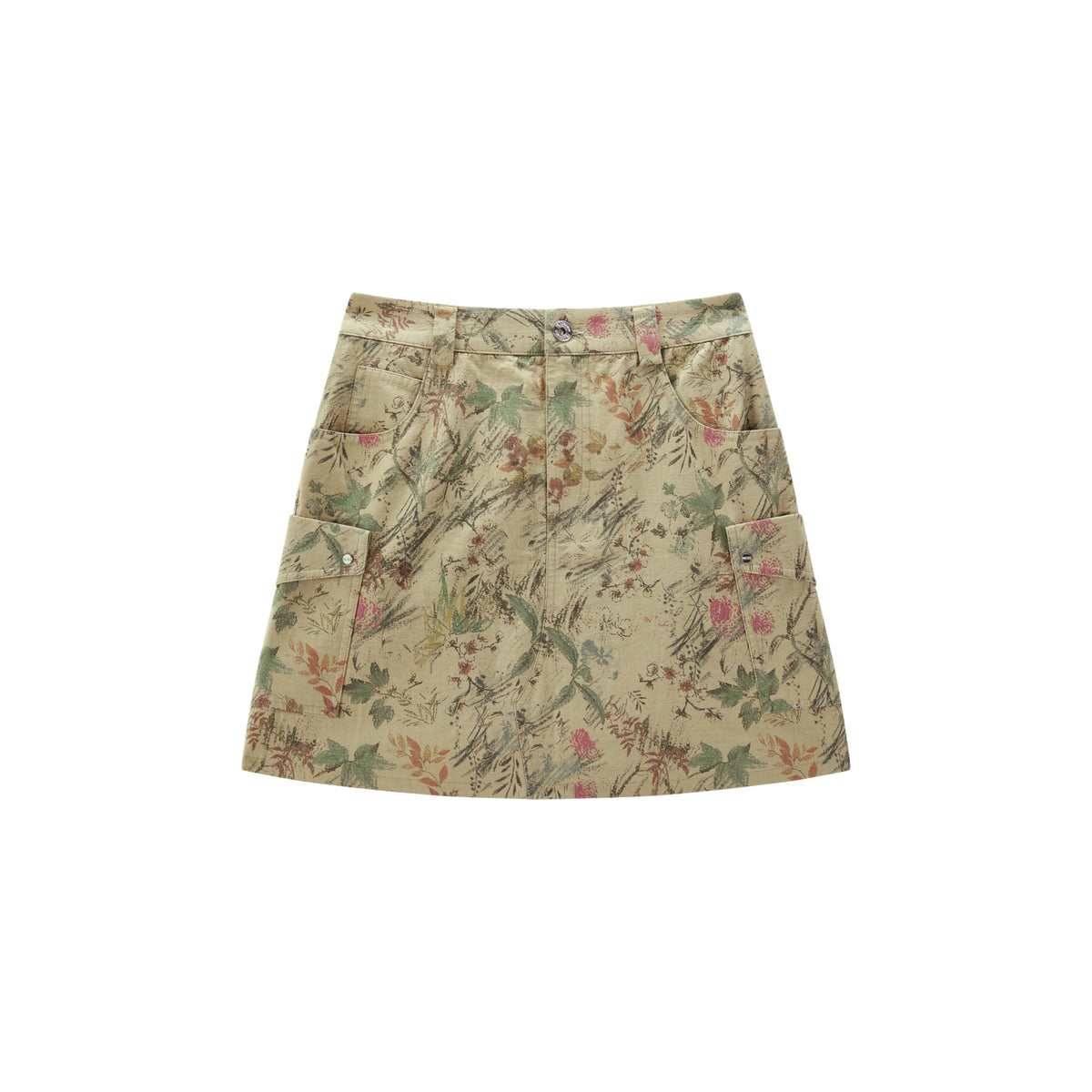 Women's Casual Hand-Drawn Graffiti A-Line Mini Skirt