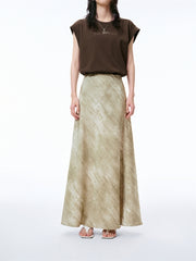 Women's Printed High-Waisted Mermaid Skirt