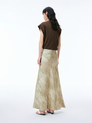Women's Printed High-Waisted Mermaid Skirt