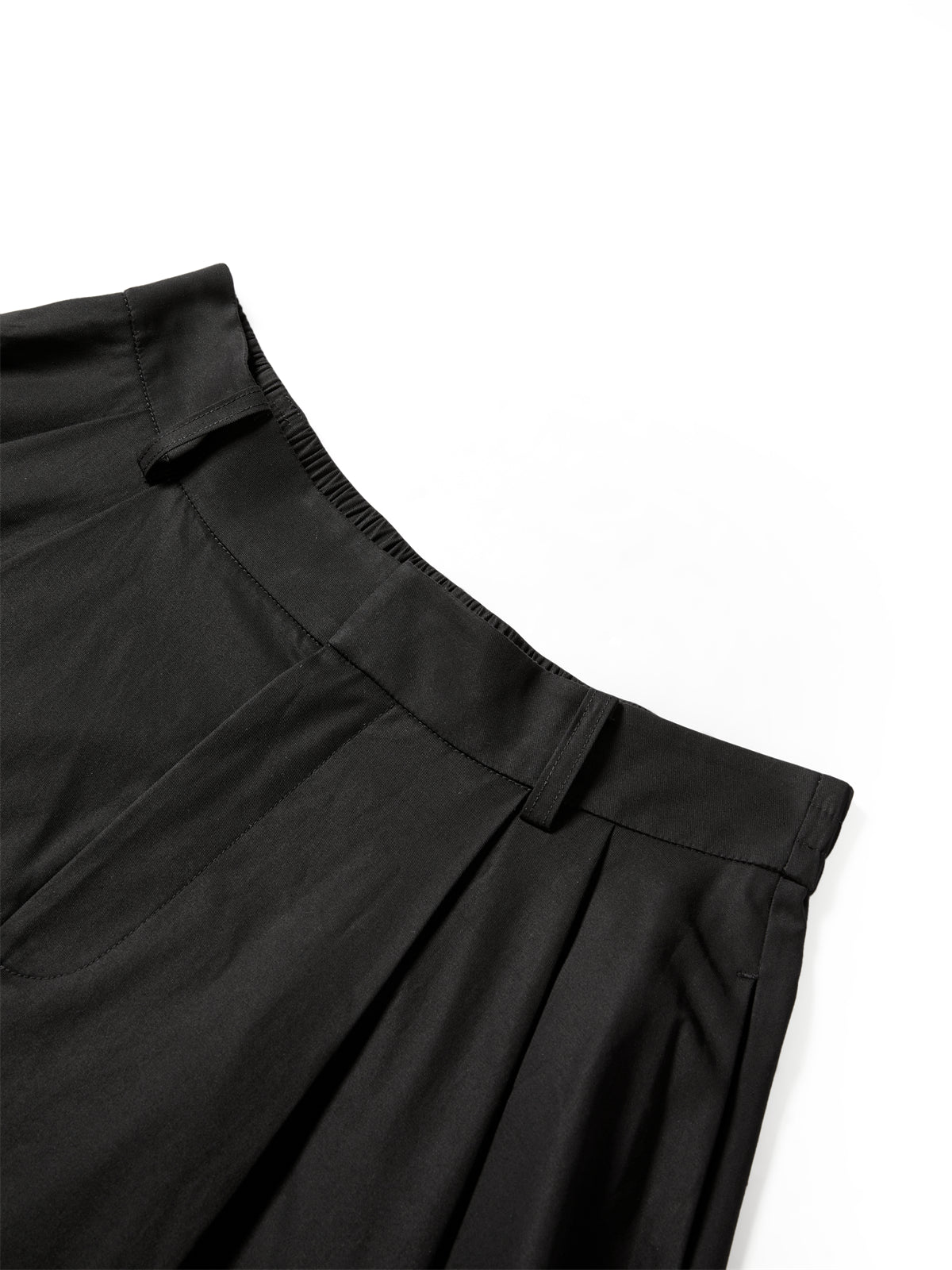 Women's High-Waisted Cotton A-Line Flared Skirt