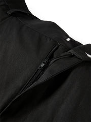Women's High-Waisted Cotton A-Line Flared Skirt