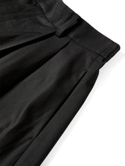 Women's High-Waisted Cotton A-Line Flared Skirt