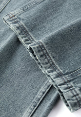 Women's Loose-Fit Fleece-Lined Wide-Leg Jeans