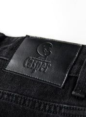 Women's Loose-Fit Fleece-Lined Wide-Leg Jeans