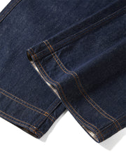 Women's Straight-Leg Jeans with Hem Panel