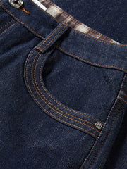 Women's Straight-Leg Jeans with Hem Panel