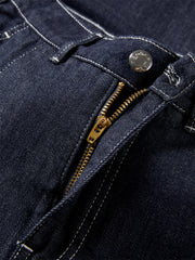 Women's Contrast-Stitched Wide-Leg Jeans