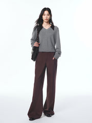 Women's Sateen Wide-Leg Utility Jeans