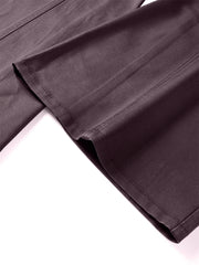 Women's Sateen Wide-Leg Utility Jeans