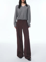 Women's Sateen Wide-Leg Utility Jeans