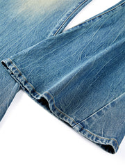 Women's Vintage High-Waisted Flared Jeans
