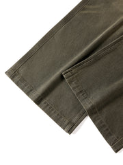 Women's Distressed Wide-Leg Jeans with Whiskering