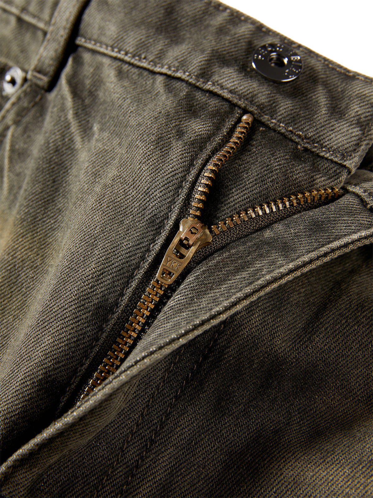 Women's Distressed Wide-Leg Jeans with Whiskering