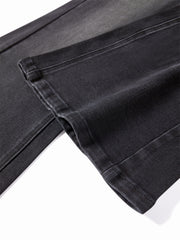 Women's Vintage Washed High-Waist Flared Jeans