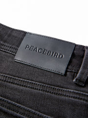 Women's Vintage Washed High-Waist Flared Jeans