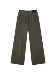 Women's Casual Wide-Leg Straight Jeans
