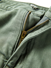 Women's High-Waisted Cotton Denim Shorts