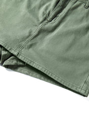 Women's High-Waisted Cotton Denim Shorts