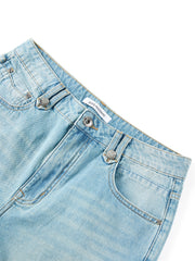 Women's Pure Cotton Denim Shorts