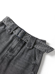 Women's High-waisted Denim Short Skirt