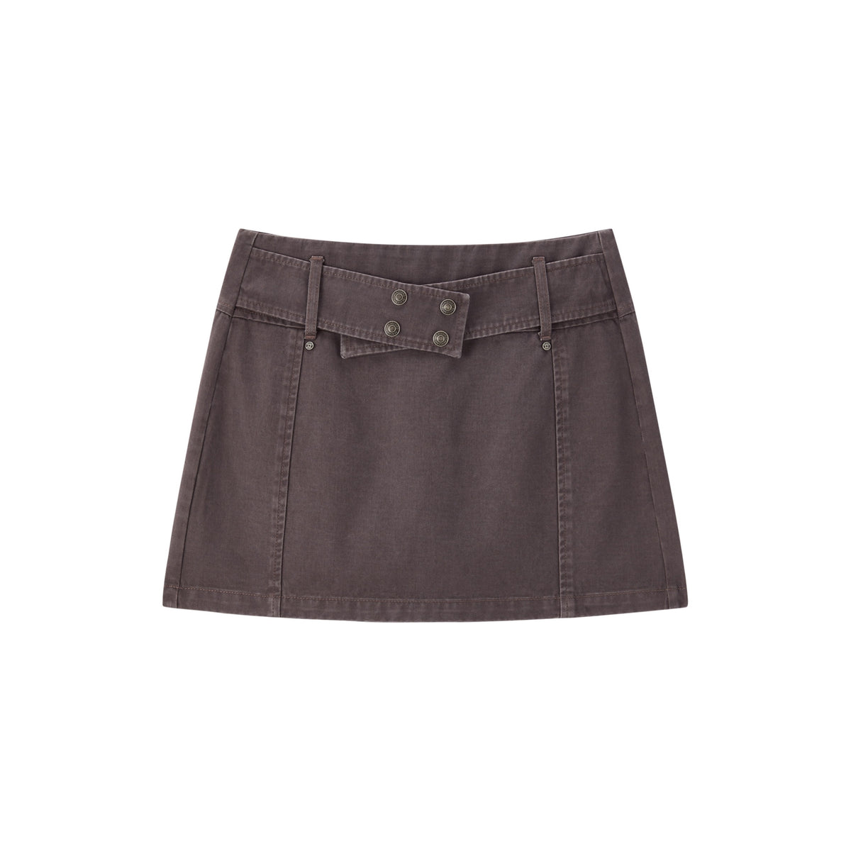 Women's Casual Corset-Waist Denim Mini Skirt