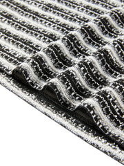 Women's Tweed-Style Textured T-Shirt