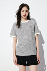 Women's Tweed-Style Textured T-Shirt