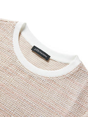 Women's Tweed-Style Textured T-Shirt
