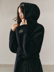 Women's Double-Face Wool Robe Cape Coat