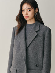 Women's Oversized Asymmetric Blazer Coat
