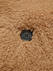 Women's Oversized Alpaca Textured Coat