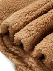 Women's Oversized Alpaca Textured Coat