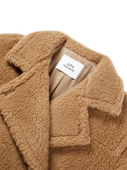 Women's Oversized Alpaca Textured Coat