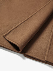 Women's Relaxed Notch-Lapel Double-Face Wool Coat