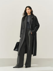 Women's Double-Breasted Double-Face Wool Coat