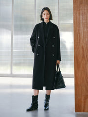 Women's Double-Breasted Double-Face Wool Coat