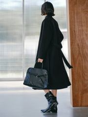 Women's Double-Breasted Double-Face Wool Coat