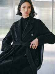 Women's Double-Breasted Double-Face Wool Coat