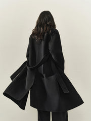 Women's Double-Breasted Double-Face Wool Coat