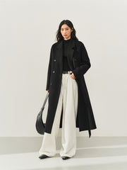 Women's Double-Breasted Double-Face Wool Coat