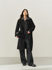 Women's Double-Breasted Double-Face Wool Coat