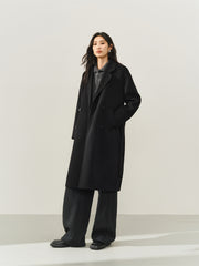 Women's Double-Breasted Double-Face Wool Coat
