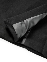 Women's Wool-Blend Tailored Long Coat