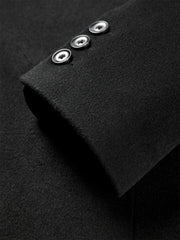 Women's Wool-Blend Tailored Long Coat