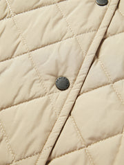 Women's Contrast Diamond-Quilted Padded Jacket