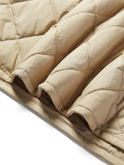 Women's Contrast Diamond-Quilted Padded Jacket