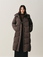 Women's Extra-Long Water-Repellent Puffer Coat