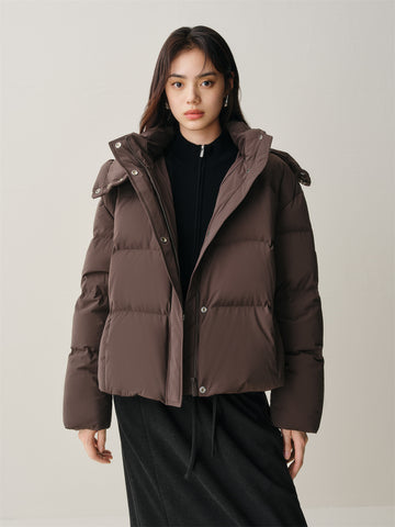 Peacebird Women *US Final Sale* Women's Short Water-Repellent Puffer Jacket